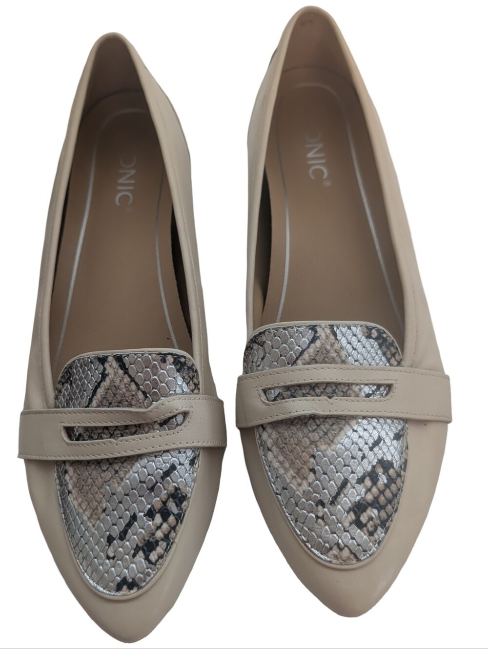 Vionic Savannah Boa Metallic Flats Size 9 - Picture 5 of 8